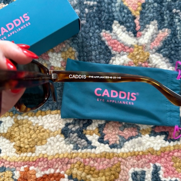 Caddis Shelby Polished Terrapin Tortoiseshell Sunglasses NWT